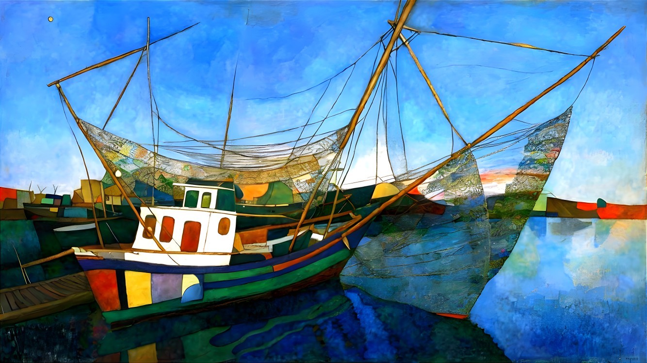 Cubist Boat Symphony