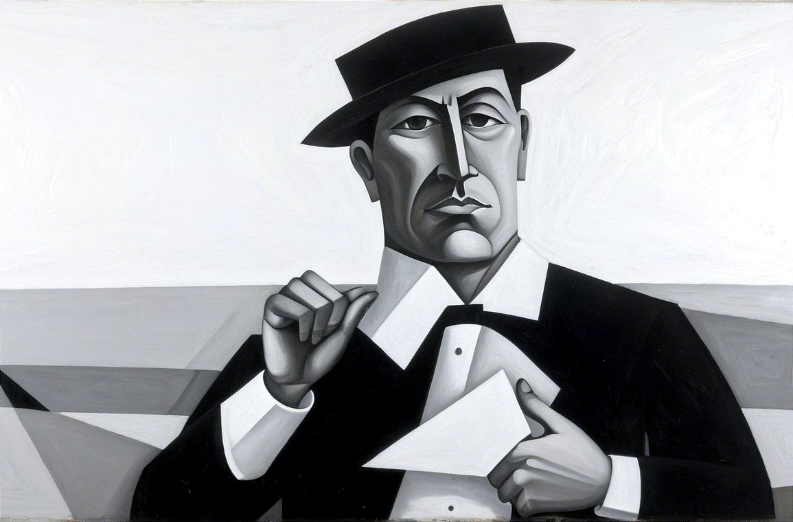 Monochromatic Portrait of a Man in Formal Attire