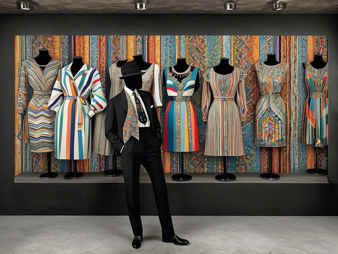 Colorful Dresses and Stylish Attire Displayed Together