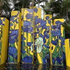 Surreal Digital Painting of a Man on an Antique Clock