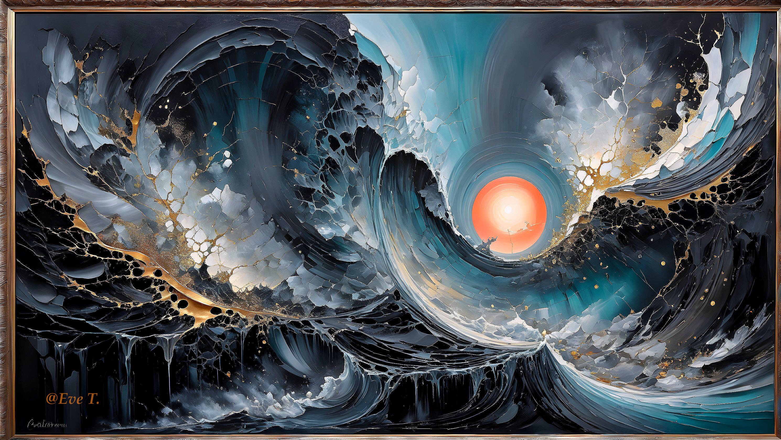 Dynamic Ocean Waves with Sun and Textured Details