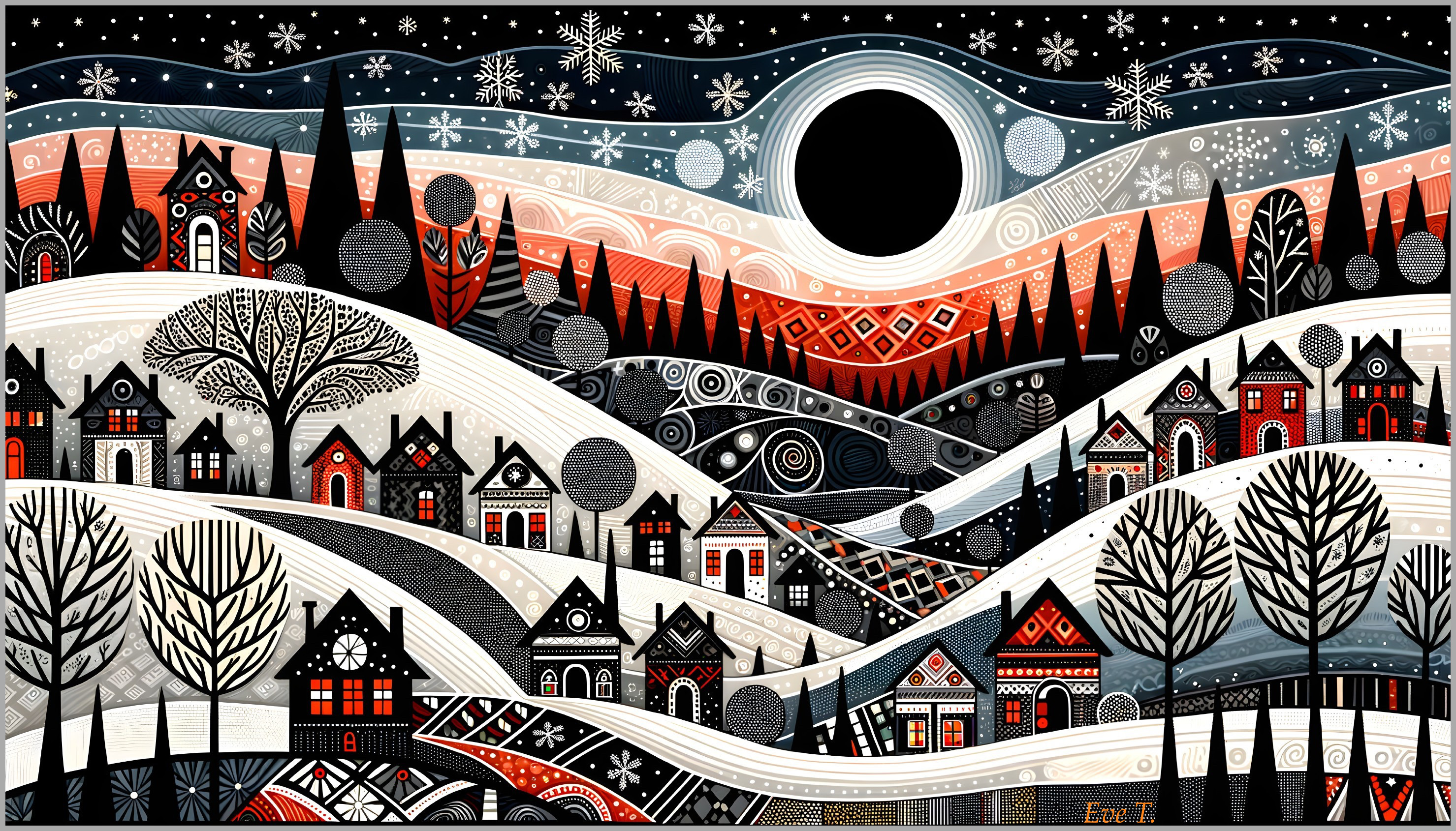 Winter, Midnight Village