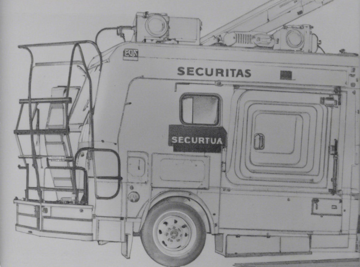 Specialized Security Vehicle with Surveillance Equipment