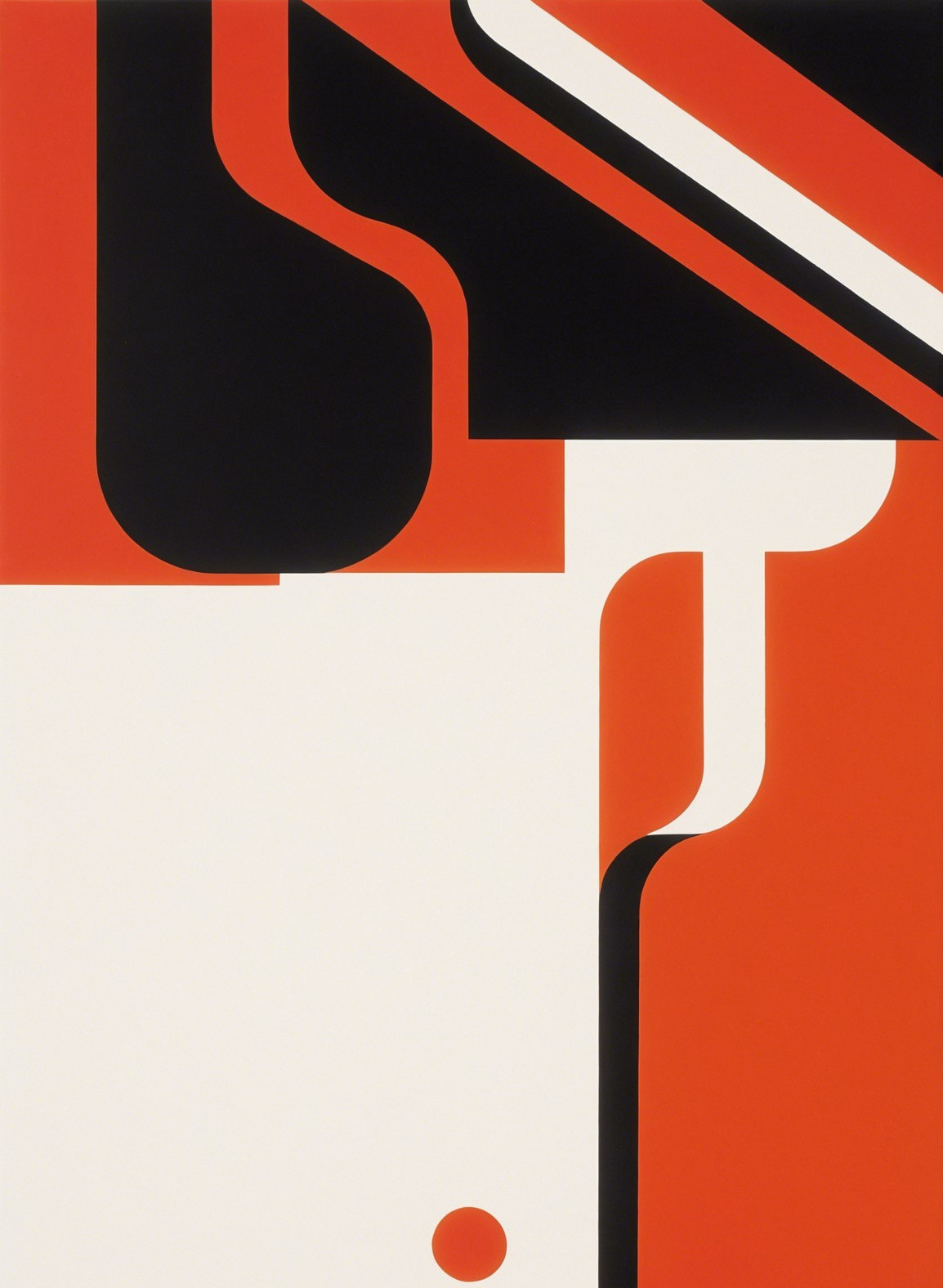 Abstract Design with Bold Geometric Shapes and Colors