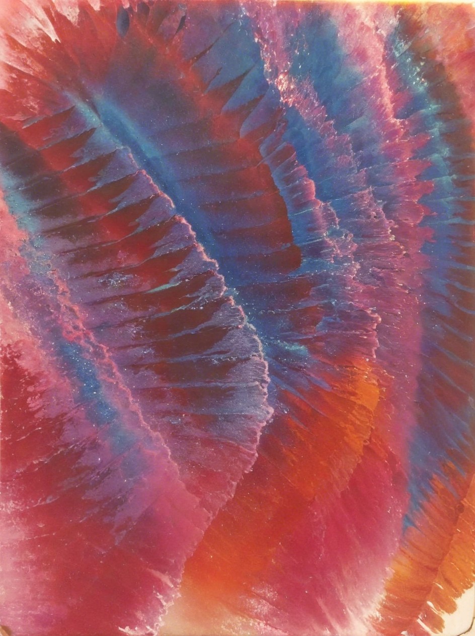 Vibrant Abstract Design with Swirling Color Patterns