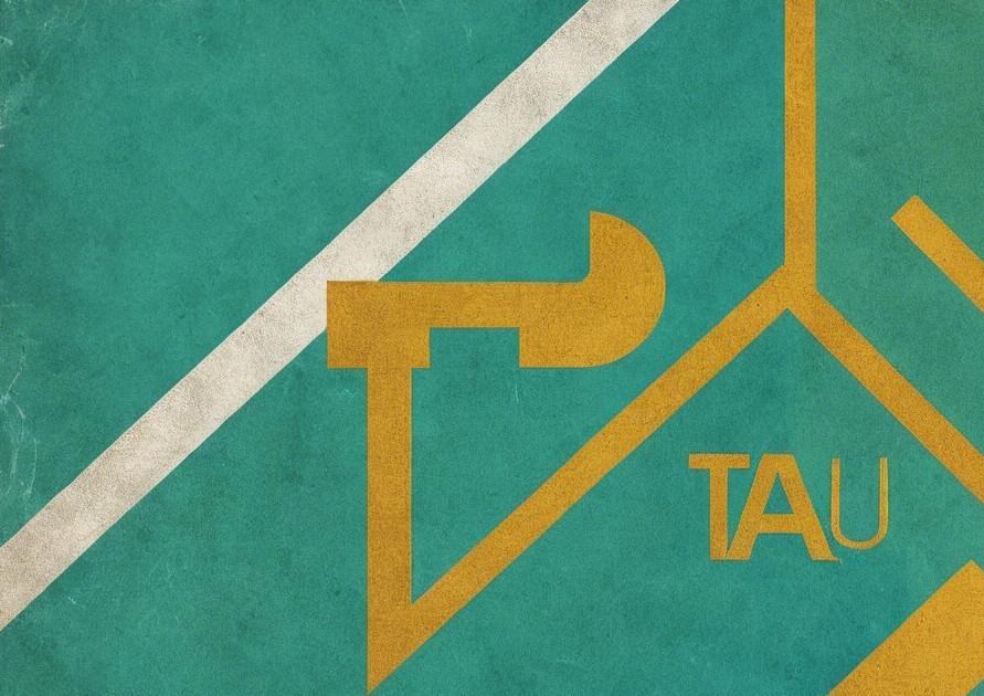 Textured Turquoise Background with Gold Geometric Shapes