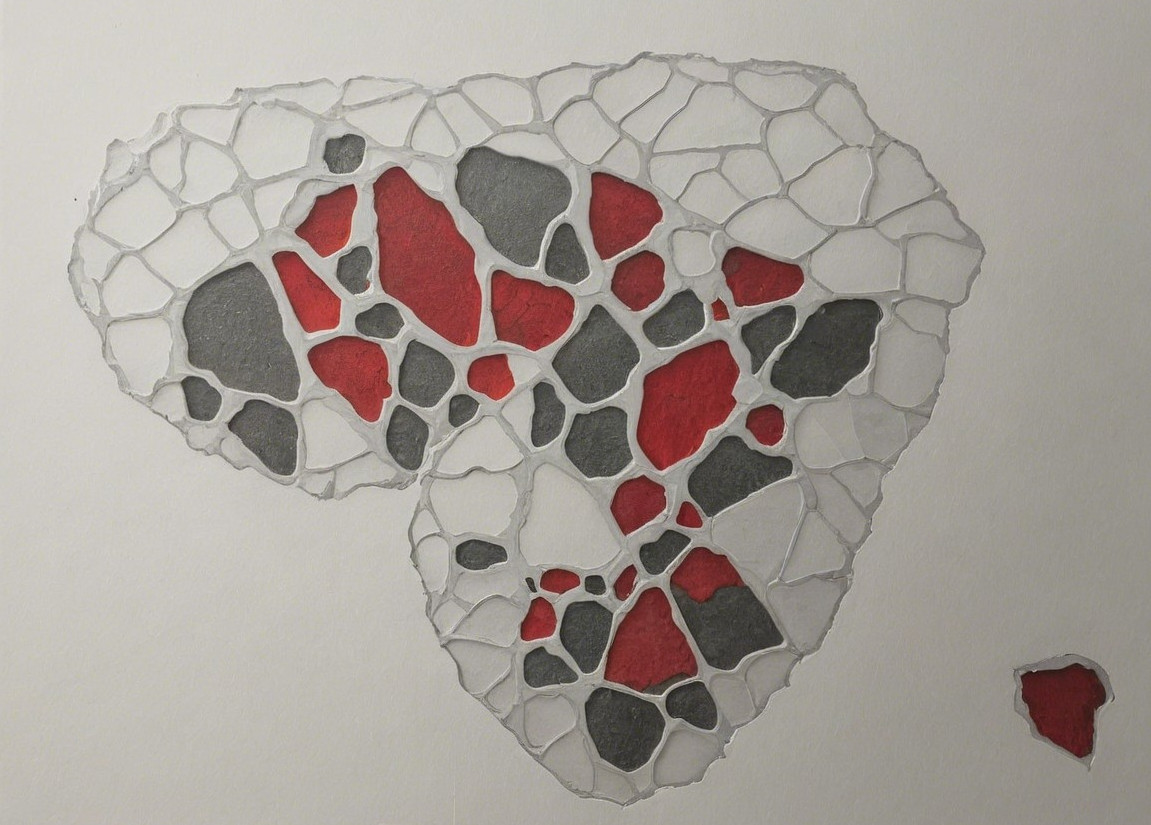 Stylized Mosaic Map of the African Continent