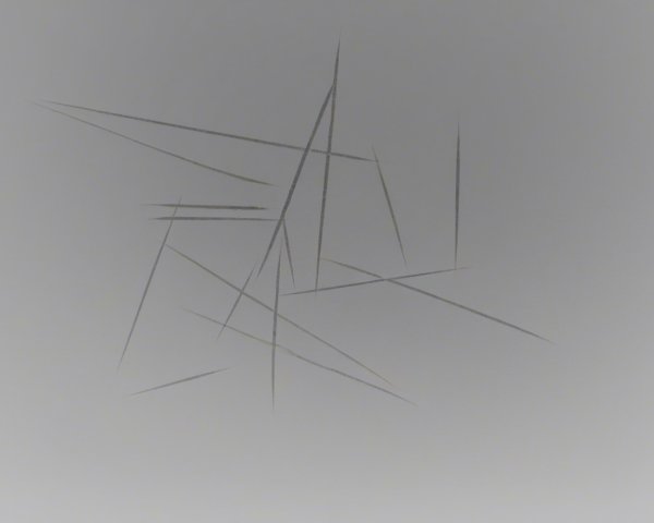 Abstract Lines on Gray Background Creating Movement