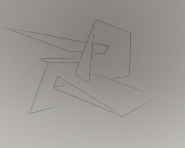 Abstract Geometric Design with Interlocking Shapes