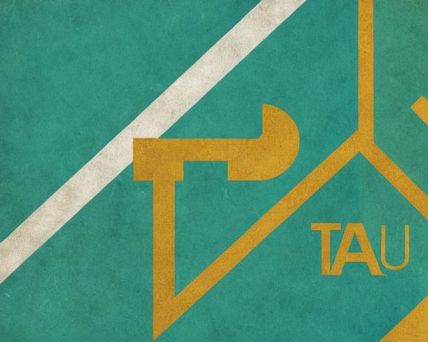 Textured Turquoise Background with Gold Geometric Shapes