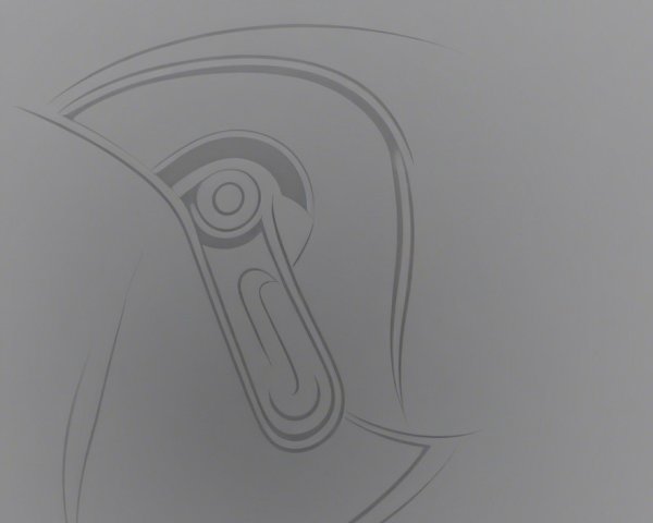 Close-Up of a Sleek Mechanical Component Design