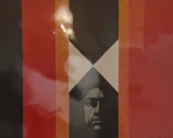 Textured Close-Up of a Two-Colored Split Image