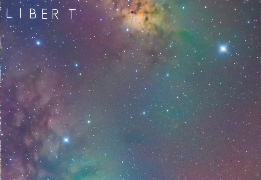 Vibrant Cosmic Landscape with Stars and Nebulae