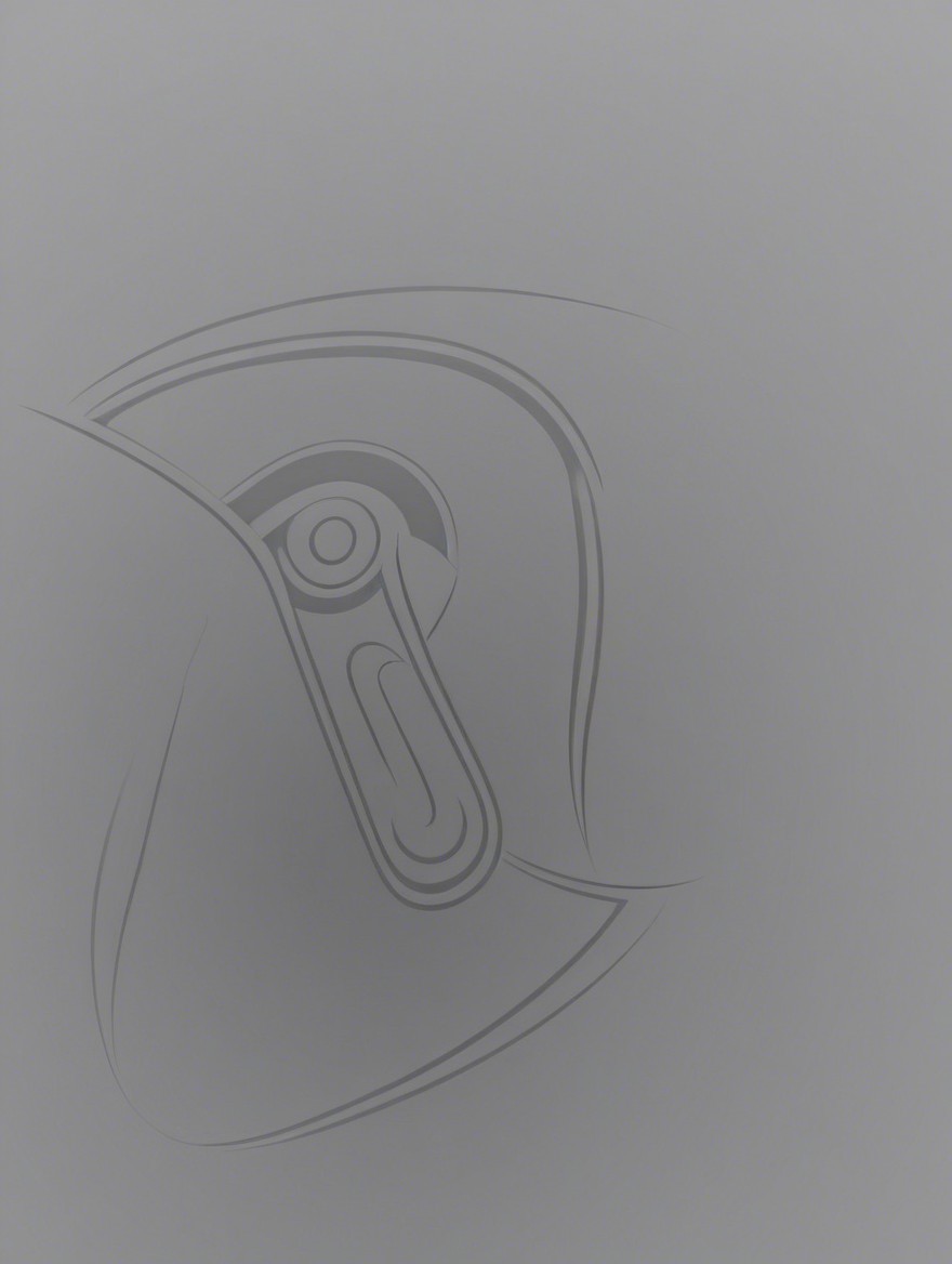 Close-Up of a Sleek Mechanical Component Design