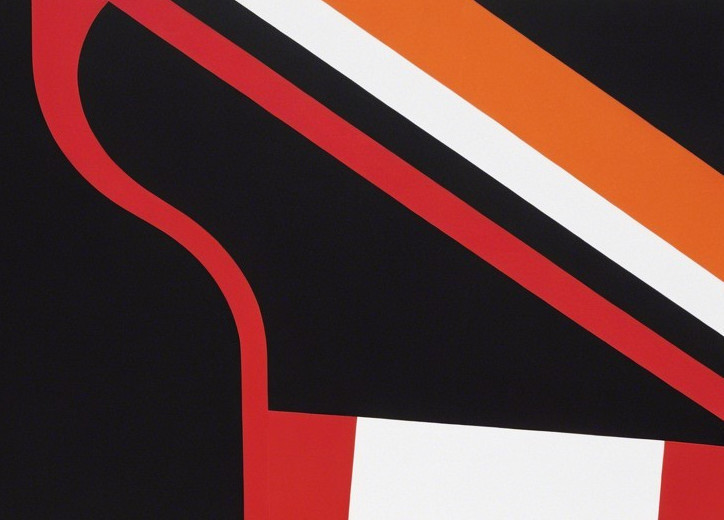 Abstract Composition with Geometric Shapes and Colors