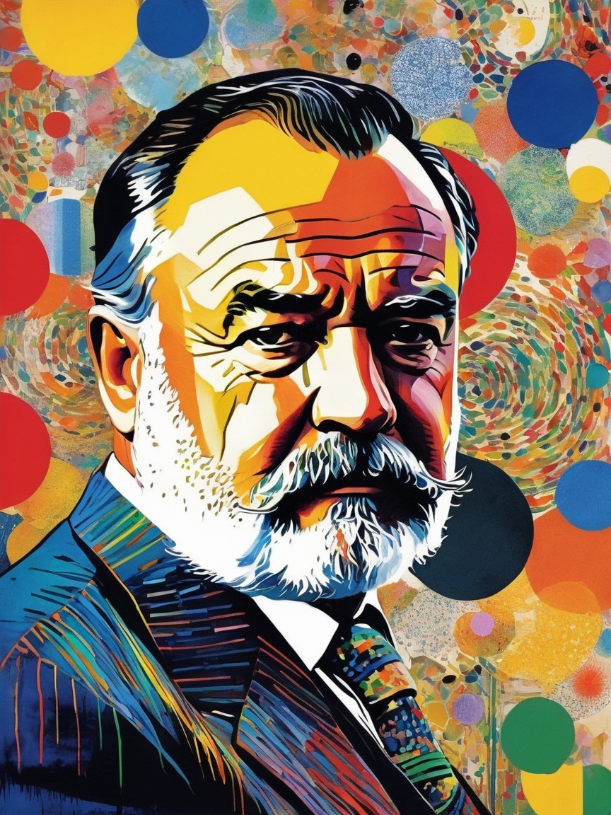 Stylized Portrait of a Distinguished Gentleman