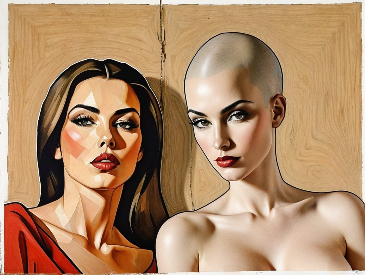 Stylized Portraits of Confident Women with Unique Beauty