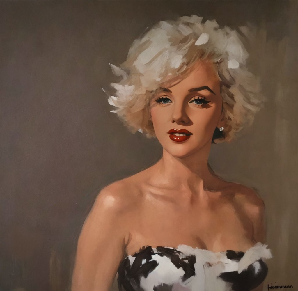 Glamorous Portrait of a Woman with Blonde Hair