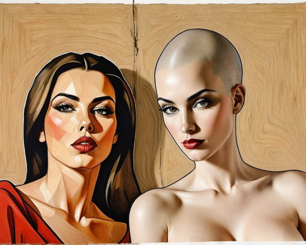 Stylized Portraits of Confident Women with Unique Beauty