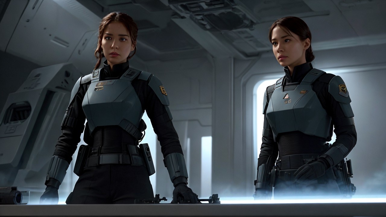 Female Characters in Futuristic Military Uniforms