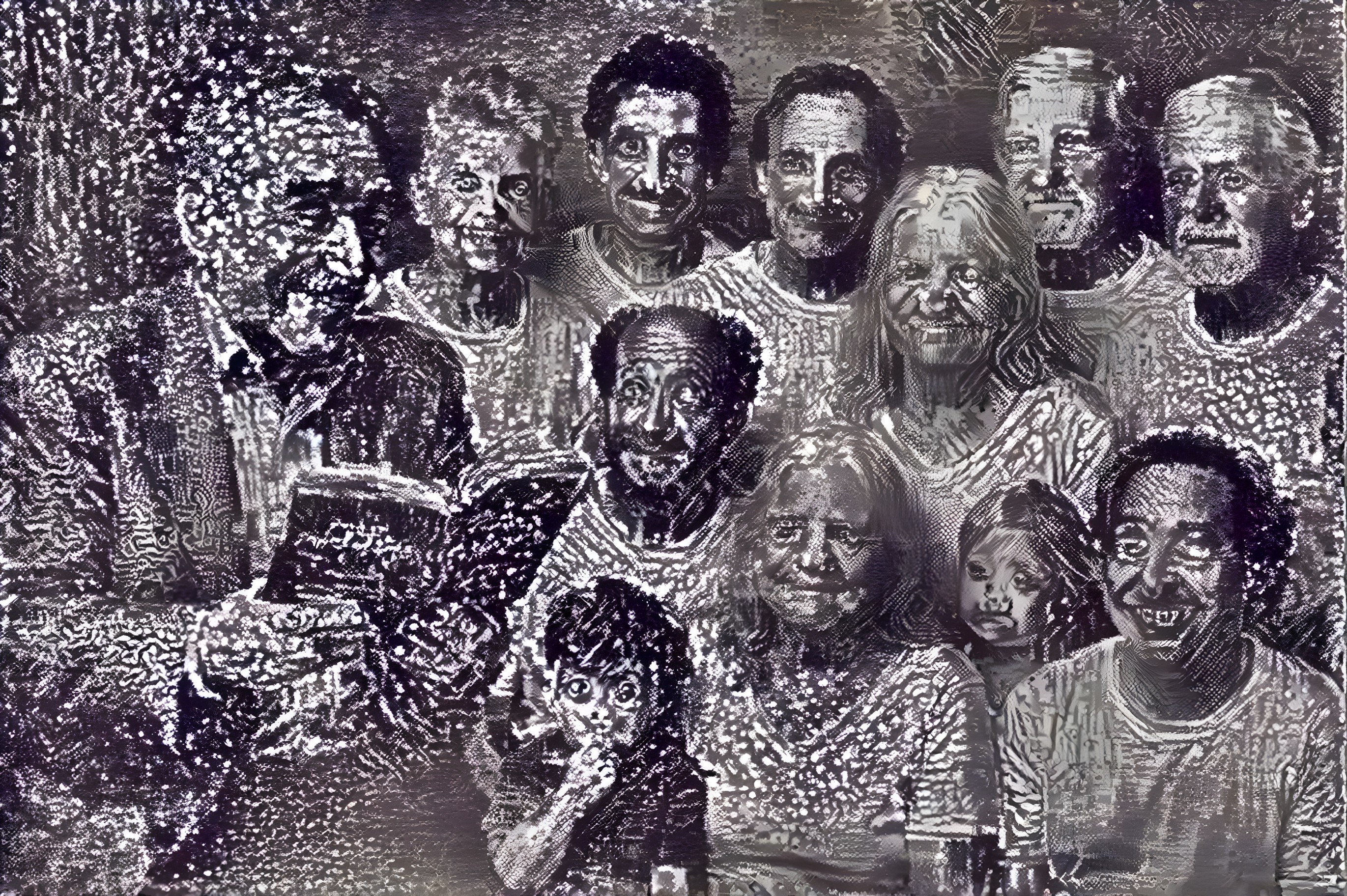 Elderly Group Portrait Showcasing Community and Connection