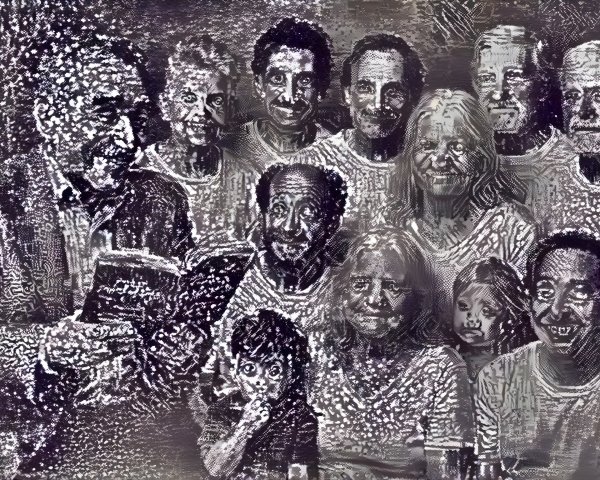 Elderly Group Portrait Showcasing Community and Connection
