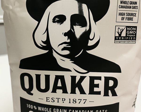 Quaker Quick Oats Vintage Packaging Description