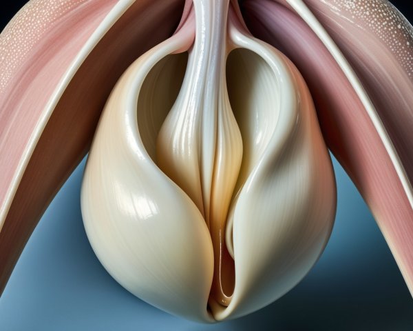 Detailed Artistic Representation of a Flower in Bloom