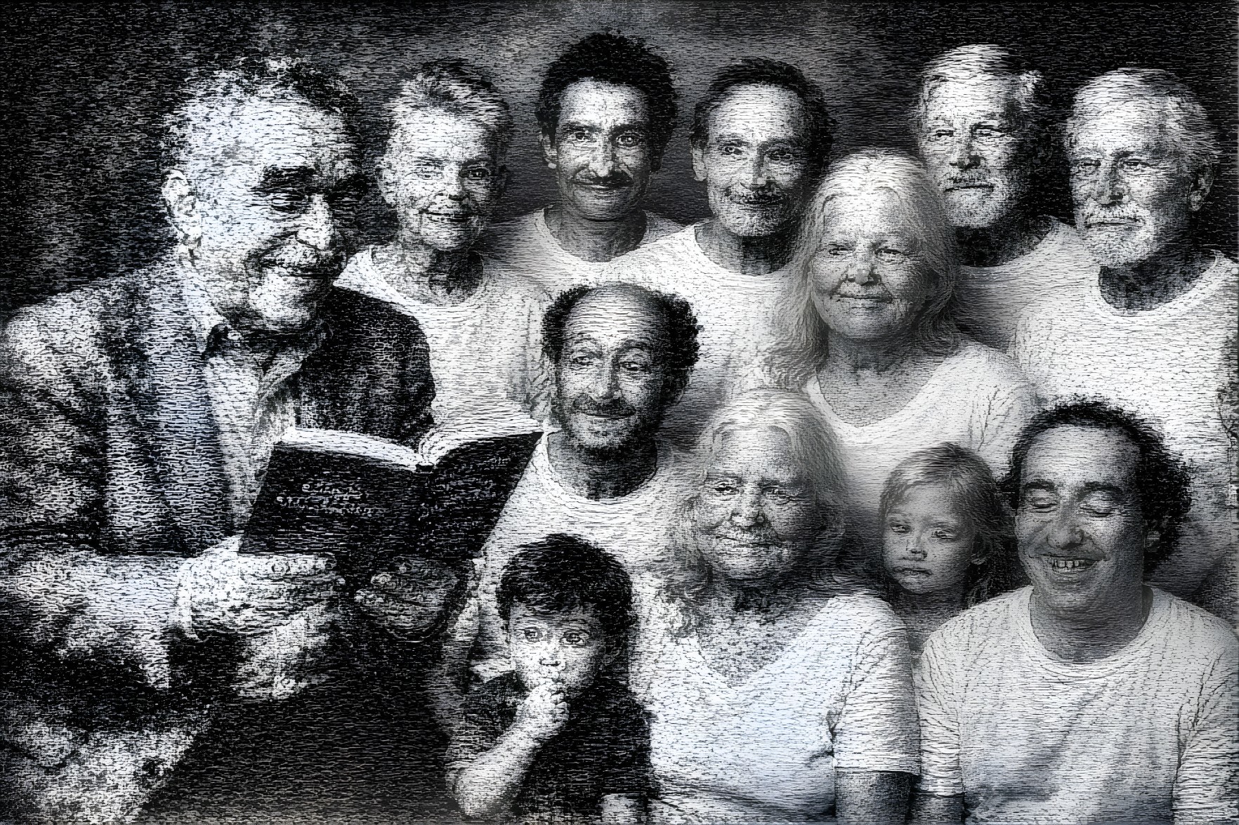 Diverse Group of Individuals in Storytelling Moment