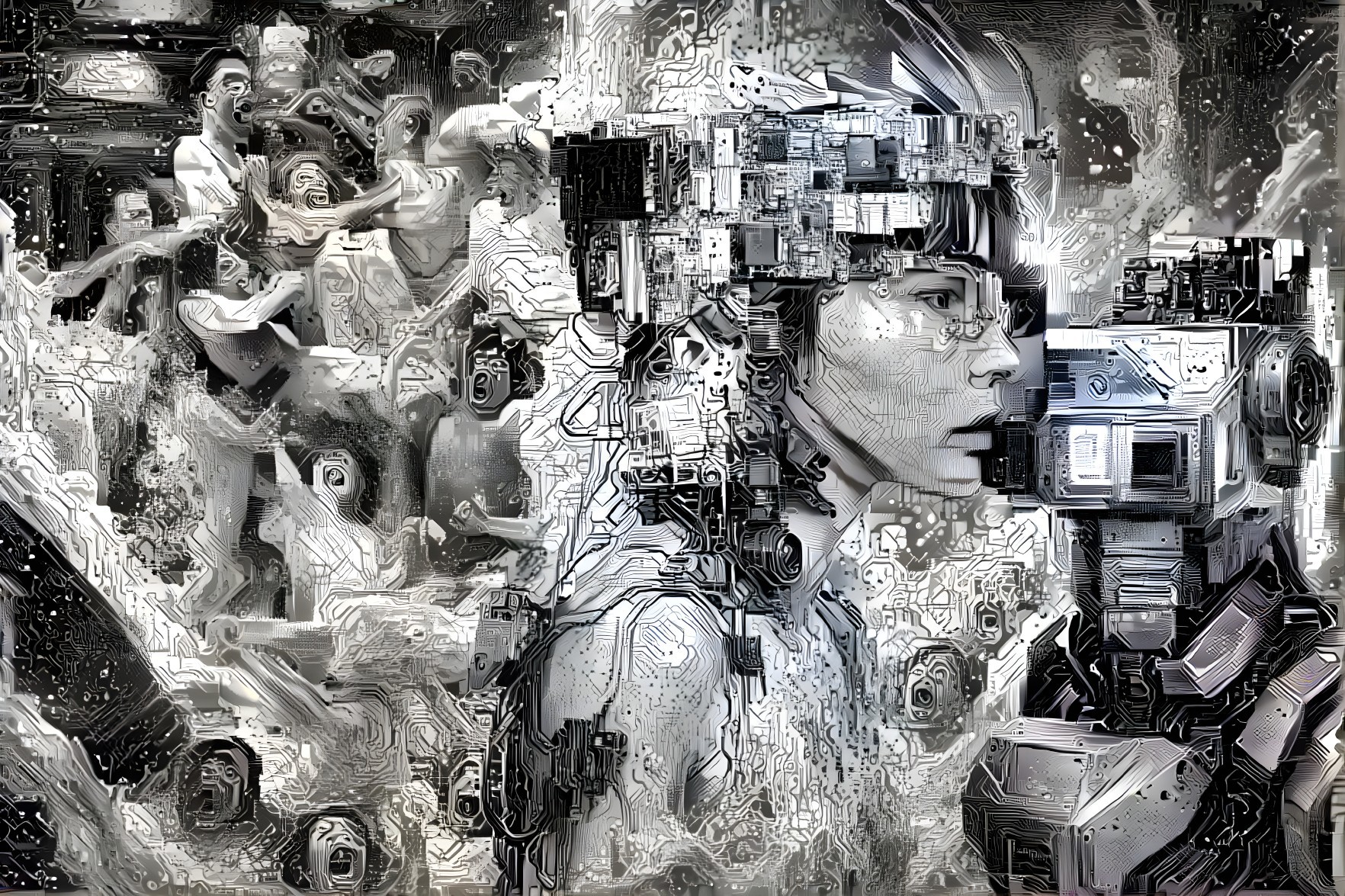 Cyborg and Dancers Explore Humanity and Technology