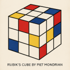 Stylized Rubik's Cube in Mondrian Color Scheme