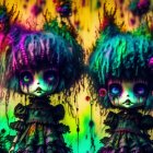 Ethereal Dolls with Pastel Hair and Frilly Outfits